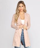 True Love Satin Belted Lace Trench Coat helps create the best summer outfit for a look that slays at any event or occasion!