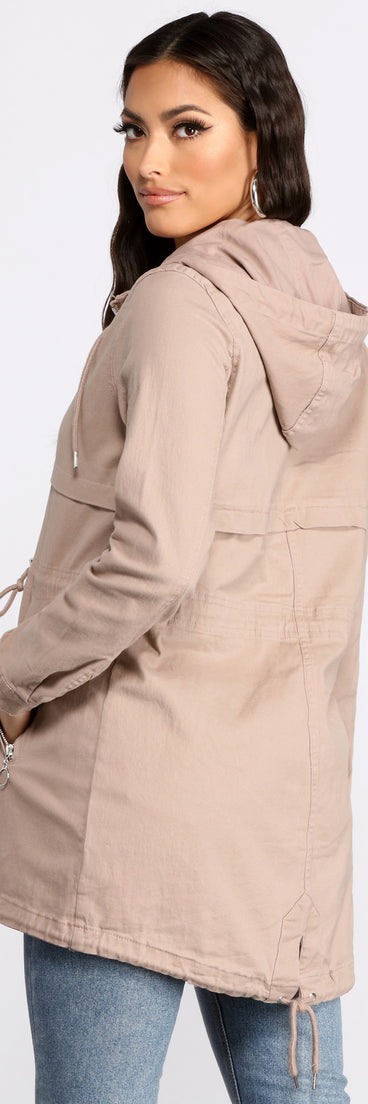 Ready For It Zip Front Anorak helps create the best summer outfit for a look that slays at any event or occasion!