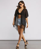 Keeping It Casual Tassel Kimono for 2023 festival outfits, festival dress, outfits for raves, concert outfits, and/or club outfits