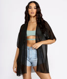 Classic Chiffon Kimono helps create the best summer outfit for a look that slays at any event or occasion!