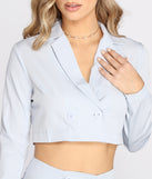 She's A Boss Babe Cropped Jacket helps create the best summer outfit for a look that slays at any event or occasion!