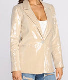 Sequin Boss Babe Blazer helps create the best summer outfit for a look that slays at any event or occasion!
