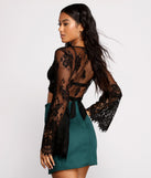 With fun and flirty details, Stunning Sheer Lace Top shows off your unique style for a trendy outfit for the summer season!