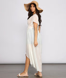 Flirty And Fluttery Chiffon High Low Duster is a trendy pick to create 2023 festival outfits, festival dresses, outfits for concerts or raves, and complete your best party outfits!