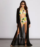 See Right Through You Long Sheer Duster helps create the best summer outfit for a look that slays at any event or occasion!