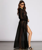 See Right Through You Long Sheer Duster for 2023 festival outfits, festival dress, outfits for raves, concert outfits, and/or club outfits