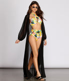 See Right Through You Long Sheer Duster helps create the best summer outfit for a look that slays at any event or occasion!