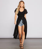 Charming Chiffon High-Low Duster helps create the best summer outfit for a look that slays at any event or occasion!