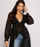 With fun and flirty details, Effortless Beauty Chiffon High Low Top shows off your unique style for a trendy outfit for the summer season!