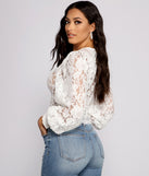 With fun and flirty details, Luxe and Lace Rhinestone Cardigan shows off your unique style for a trendy outfit for the summer season!