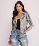 Stay Stylish And Sultry Moto Jacket helps create the best summer outfit for a look that slays at any event or occasion!
