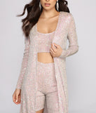 Sassy In Sequins Long Sleeve Duster helps create the best summer outfit for a look that slays at any event or occasion!