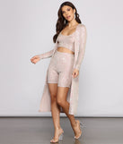 Sassy In Sequins Long Sleeve Duster for 2023 festival outfits, festival dress, outfits for raves, concert outfits, and/or club outfits