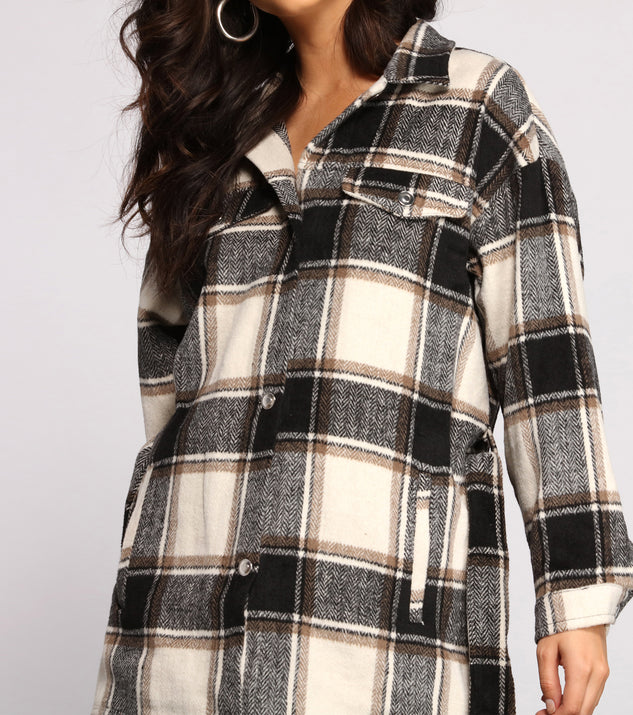 The One Belted Flannel Shacket | Windsor