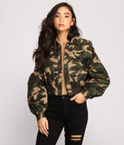 Camo Cutie Button-Front Jacket helps create the best summer outfit for a look that slays at any event or occasion!