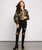 Camo Cutie Button-Front Jacket helps create the best summer outfit for a look that slays at any event or occasion!