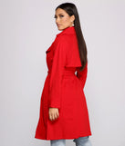 She's A Stunner Belted Trench for 2023 festival outfits, festival dress, outfits for raves, concert outfits, and/or club outfits