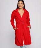 She's A Stunner Belted Trench helps create the best summer outfit for a look that slays at any event or occasion!