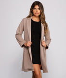 Classy and Chic Faux Suede Long Line Blazer helps create the best summer outfit for a look that slays at any event or occasion!