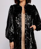 Major Baddie Faux Leather Trench Dress helps create the best summer outfit for a look that slays at any event or occasion!