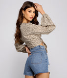 With fun and flirty details, Sassy Style Tie-Front Top shows off your unique style for a trendy outfit for the summer season!