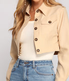 Second Look Cropped Jacket helps create the best summer outfit for a look that slays at any event or occasion!