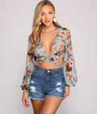 With fun and flirty details, Vacay Bound Tie-Front Top shows off your unique style for a trendy outfit for the summer season!