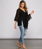Chic Airy Chiffon Kimono helps create the best summer outfit for a look that slays at any event or occasion!