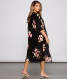 Floral Passion Gauze Knit Kimono for 2023 festival outfits, festival dress, outfits for raves, concert outfits, and/or club outfits