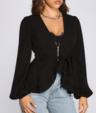 Pretty In Peplum Belted Blazer for 2023 festival outfits, festival dress, outfits for raves, concert outfits, and/or club outfits