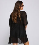 Sheer Essentials Basic Chiffon Kimono for 2023 festival outfits, festival dress, outfits for raves, concert outfits, and/or club outfits