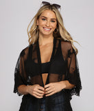 Pretty In Lace Crochet Duster for 2023 festival outfits, festival dress, outfits for raves, concert outfits, and/or club outfits