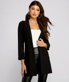 Lookin' Chic Longline Blazer helps create the best summer outfit for a look that slays at any event or occasion!