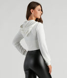 Cozy Basic Velour Hoodie helps create the best summer outfit for a look that slays at any event or occasion!