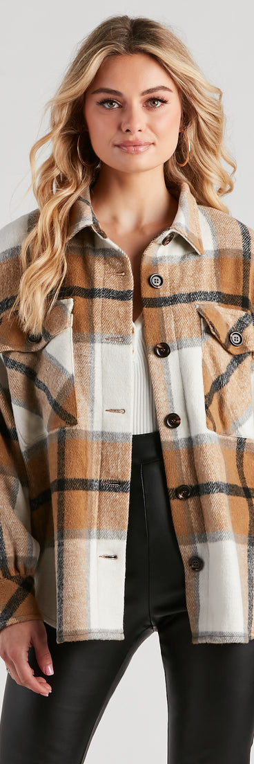True And Trendy Plaid Shacket is a fire pick to create a concert outfit, 2024 festival looks, outfits for raves, or to complete your best party outfits or clubwear!