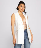 City Chic Double Breasted Vest helps create the best summer outfit for a look that slays at any event or occasion!