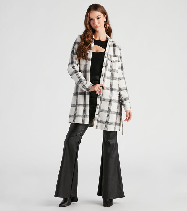 ジャケット・アウター Jieda PLAID TRENCH COAT JACKET / COAT – JieDa WEB STORE