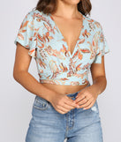 With fun and flirty details, Boho Moment Paisley Tie Front Top shows off your unique style for a trendy outfit for the summer season!