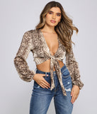 With fun and flirty details, Sassy Style Tie-Front Top shows off your unique style for a trendy outfit for the summer season!