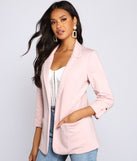 Boss Babe Energy Oversized Blazer helps create the best summer outfit for a look that slays at any event or occasion!
