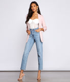 Boss Babe Energy Oversized Blazer helps create the best summer outfit for a look that slays at any event or occasion!