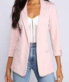Boss Babe Energy Oversized Blazer helps create the best summer outfit for a look that slays at any event or occasion!