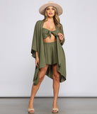 Vacay Mode Flowy Kimono helps create the best summer outfit for a look that slays at any event or occasion!