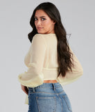 Sheer And Chic Tie Front Top helps create the best summer outfit for a look that slays at any event or occasion!