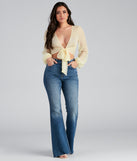 Sheer And Chic Tie Front Top helps create the best summer outfit for a look that slays at any event or occasion!