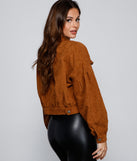 Effortlessly Chic Corduroy Cropped Jacket helps create the best summer outfit for a look that slays at any event or occasion!