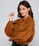 Effortlessly Chic Corduroy Cropped Jacket helps create the best summer outfit for a look that slays at any event or occasion!