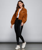 Effortlessly Chic Corduroy Cropped Jacket helps create the best summer outfit for a look that slays at any event or occasion!