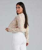 Stylishly Sophisticated Tweed Blazer helps create the best summer outfit for a look that slays at any event or occasion!