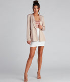 Sophisticated Glamour Glitter Blazer helps create the best summer outfit for a look that slays at any event or occasion!